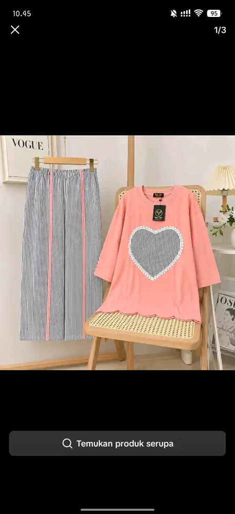 Baju tidur one set , setelan one set