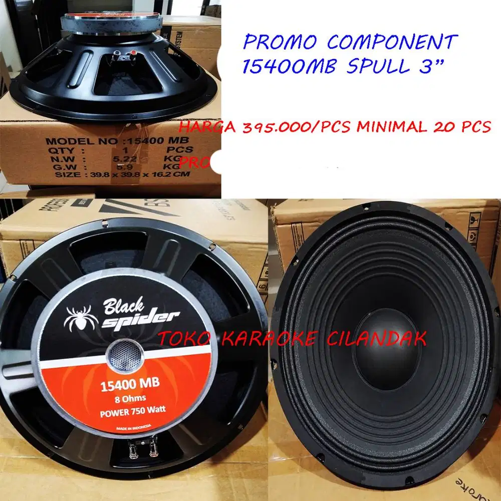 komponen speaker 15 395.000 per 30 pcs