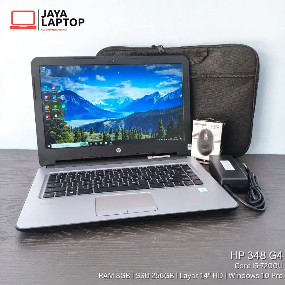 HP 348 G4 Core i5 Gen 7 RAM 8GB SSD 256GB Laptop Second Bekas