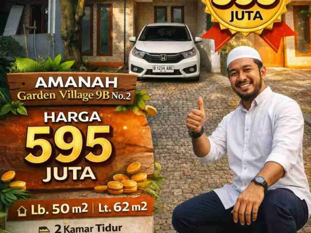 HOT DEAL Rumah Siap Huni Cuma Rp595 Juta – Free BPHTB, AJB & Balik Nama