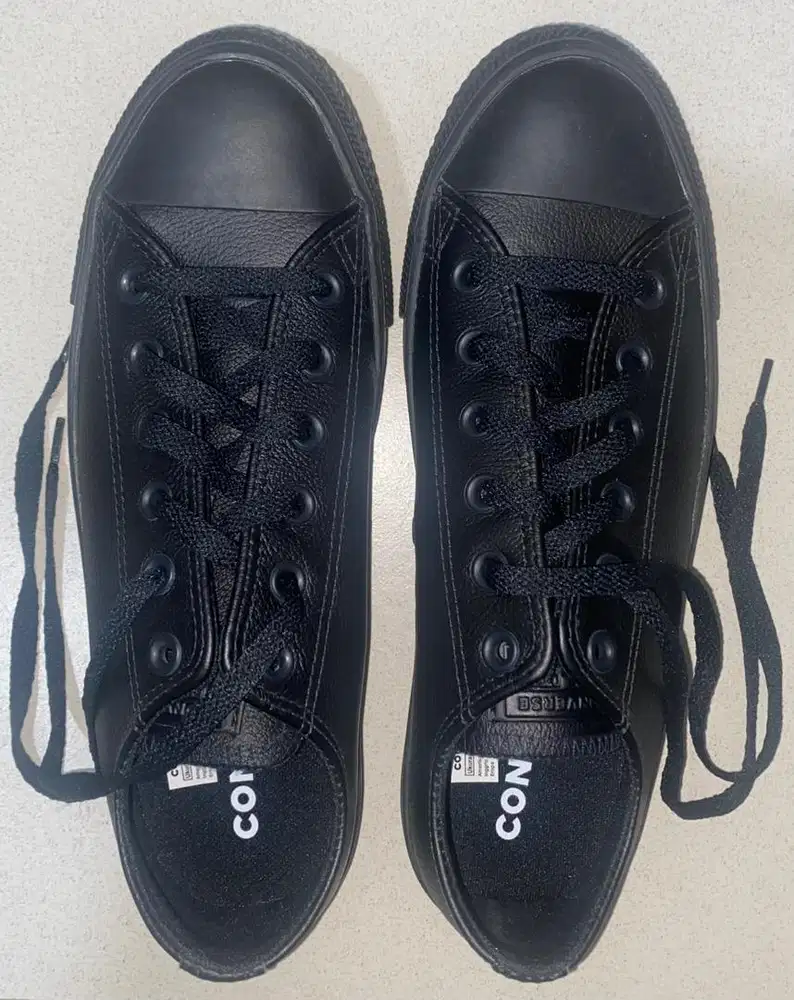 CONVERSE All Black LEATHER