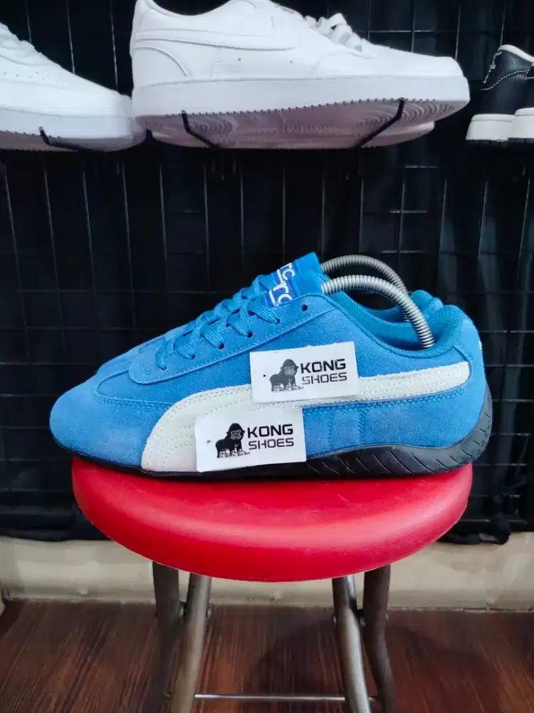 SEPATU PM SPEED CAT ROYAL BLUE WHITE