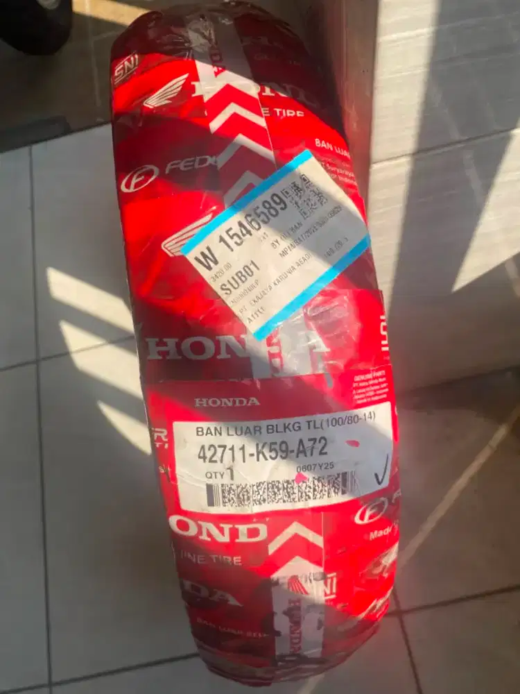 Ban tubeless federal R14 100/80