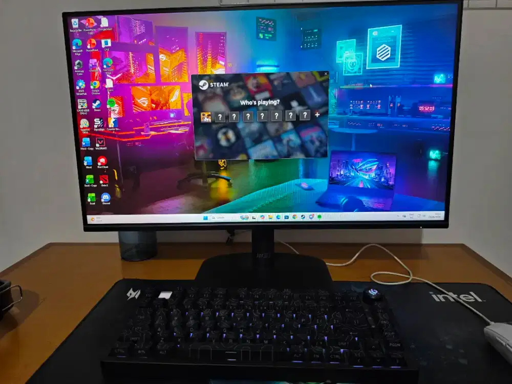 PC RAKITAN LCD + CPU
