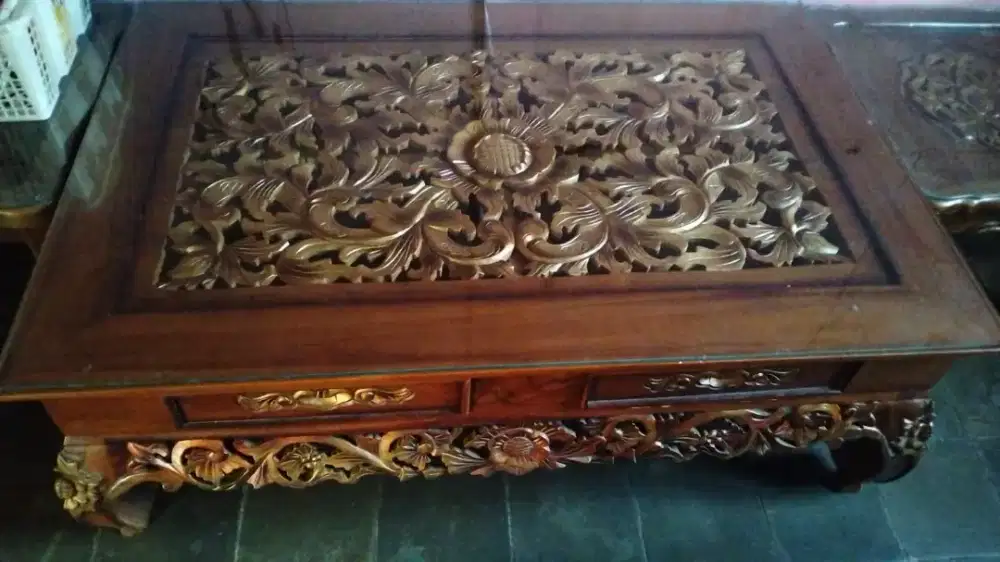 meja ketapang jati minimalis