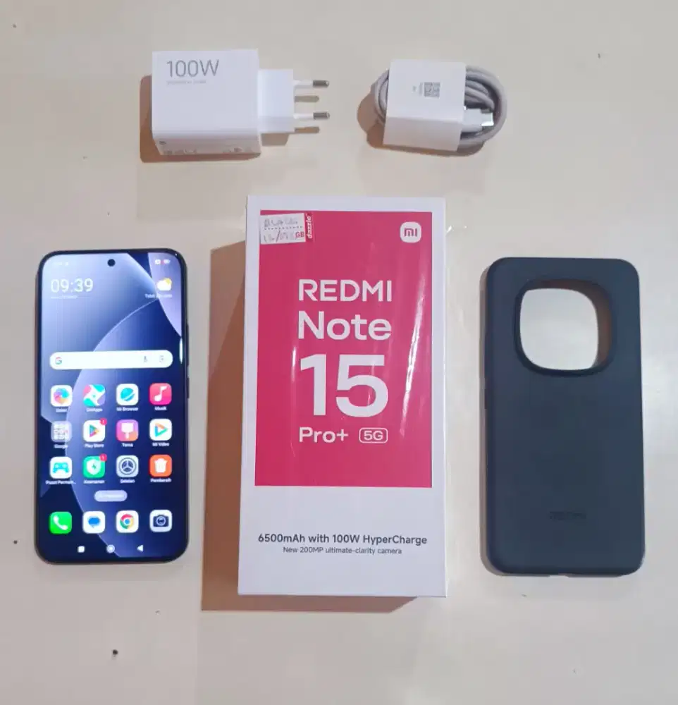 Redmi note 15 pro+ 12/512 fullset ori mulus