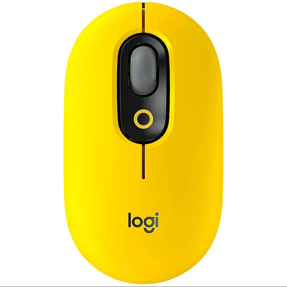 260715E Original Logitech Pop Mouse Blast Yellow BNIB Bluetooth SmartW