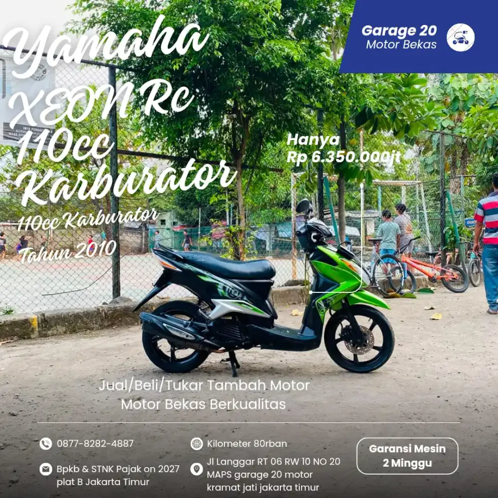 Yamaha Xeon Rc 110cc Karburator tahun 2010
