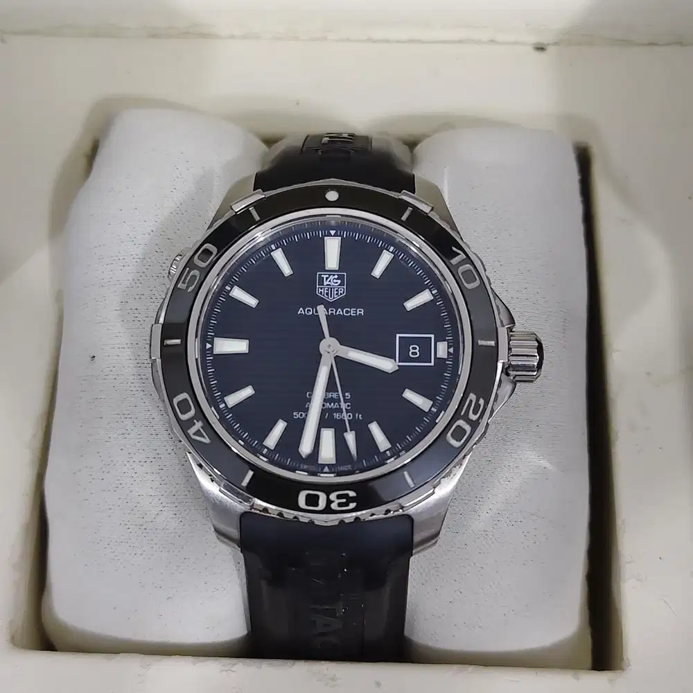 Tag Heuer Aquaracer 500m automatic ceramic bezel 41mm