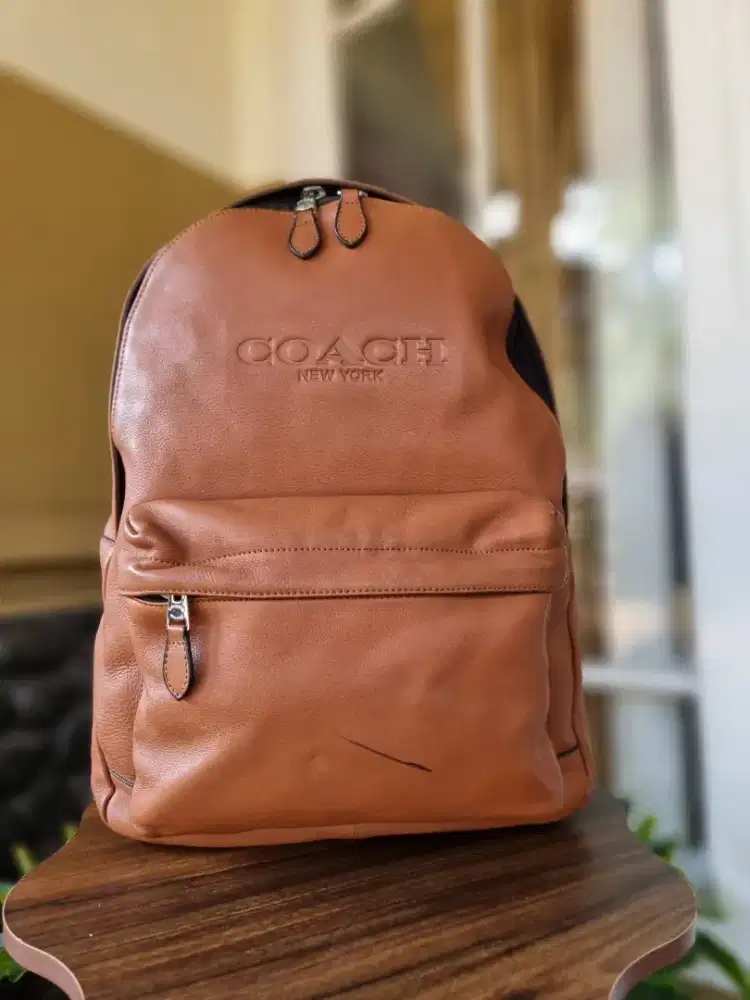 Ransel kulit brand Coach original