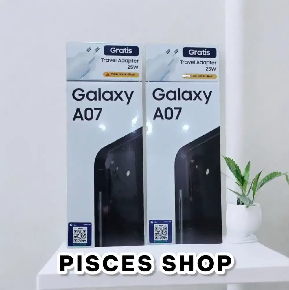 SAMSUNG GALAXY A07 4G RAM 4/64 NEW Segel Garansi Resmi 1 Tahun