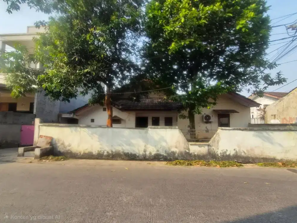 Dijual rumah siap huni hoek reni jaya tangerang selatan shm strategis