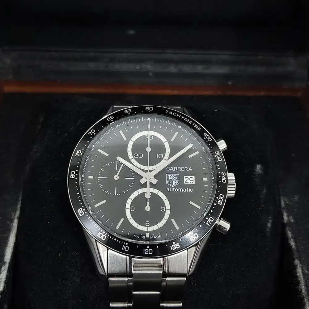 TAG Heuer Carrera Juan Manuel Fangio Calibre 16 Day Date Fullset