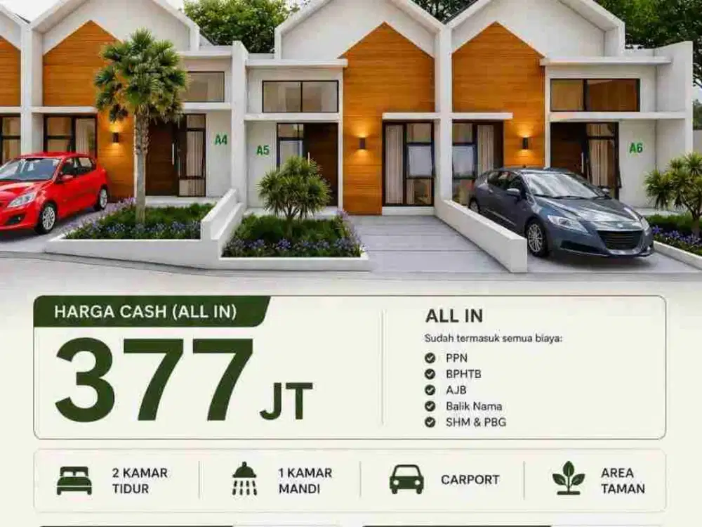 Termurah Jual Rumah Baru Cluster di Cileunyi Kulon Dekat Tol Bisa KPR Developer