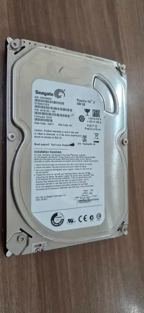 Hardisk Seagate 500Gb