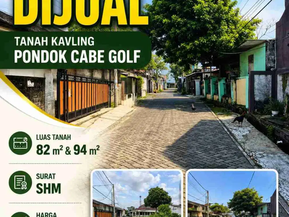 Tanah Kavling di Pondok Cabe Golf