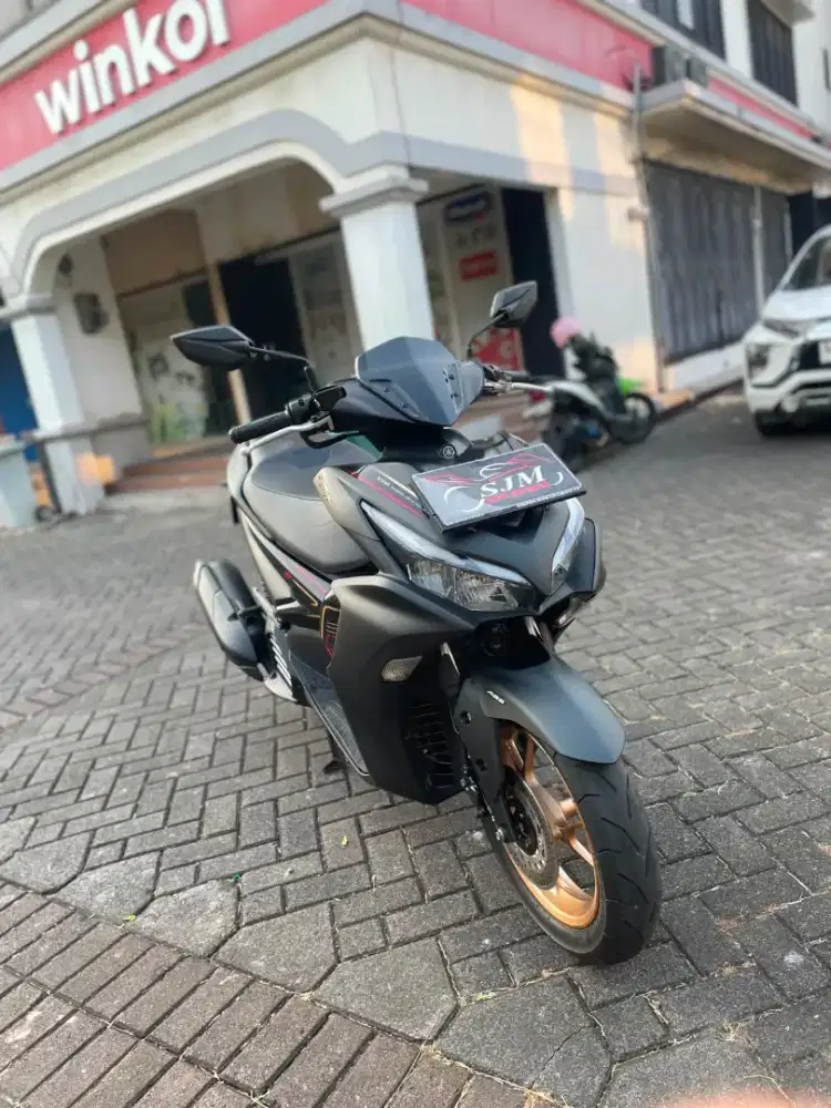 YAMAHA AEROX ABS CONNECTED 2024 KM 10K ASLI