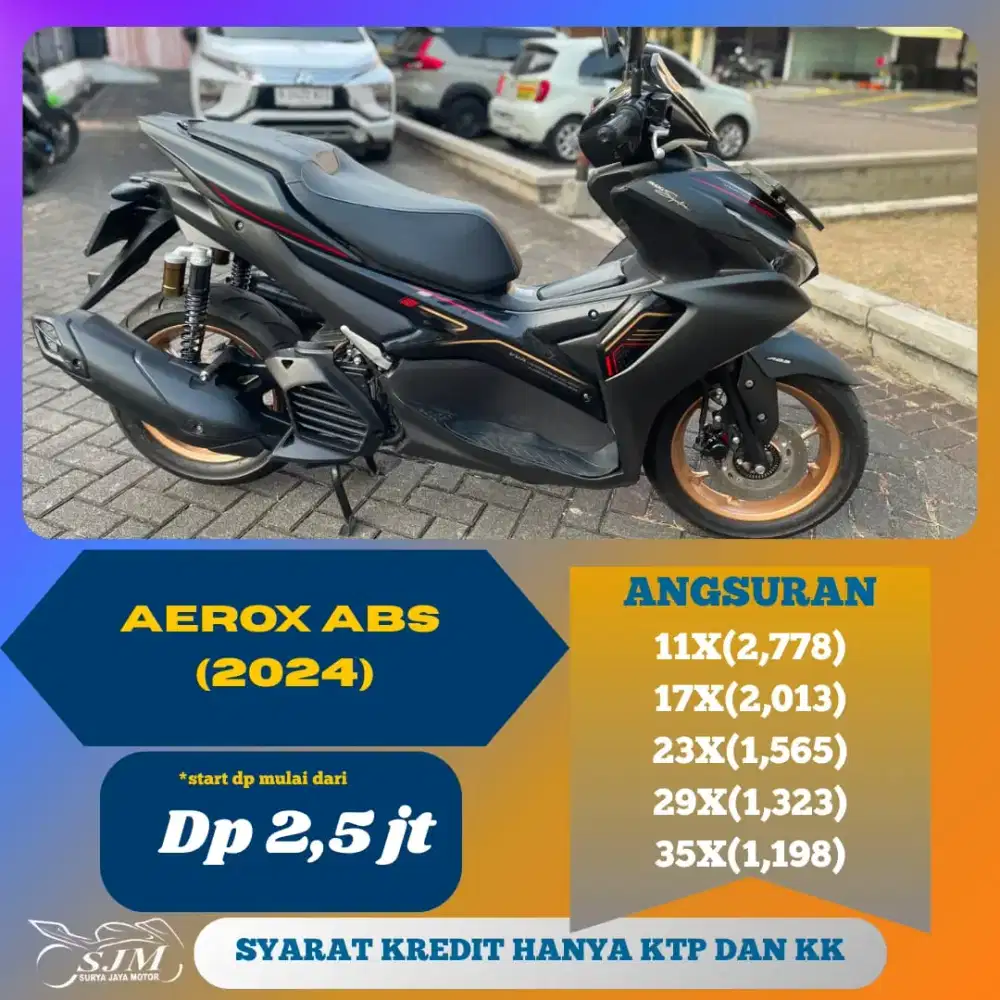 YAMAHA AEROX ABS CONNECTED 2024 MESIN HALUS