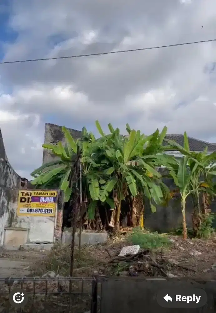 Di jual tanah 200 meter dari jalan babarsari