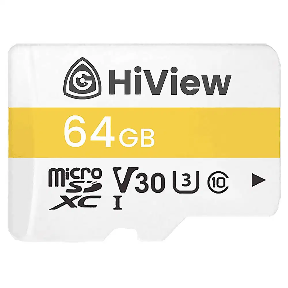 260721C Original Micro SD Card HiView 64GB C10 U3 V30 UHS-I 33TB FAT-3