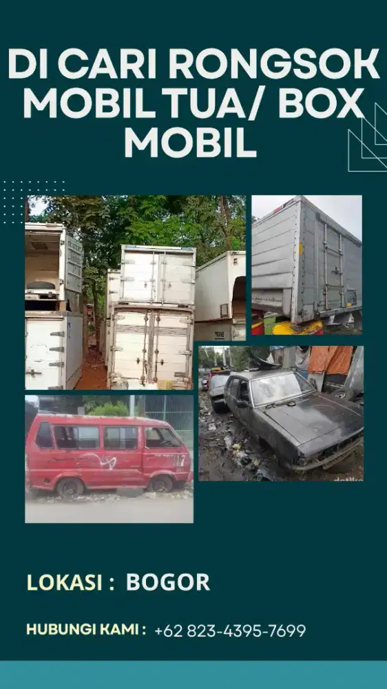 CARI MOBIL TUA/BOX MOBIL ALUMINIUM