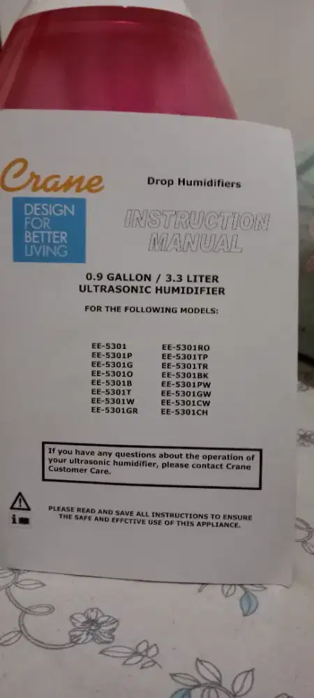 Jual murah sekali CRANE ULTRRASONIC COOL MIST HUMIDIFIER