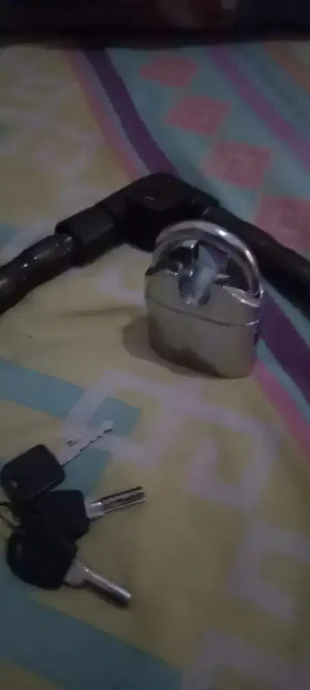 Aksesoris motor alaram motor dan kunci pengaman