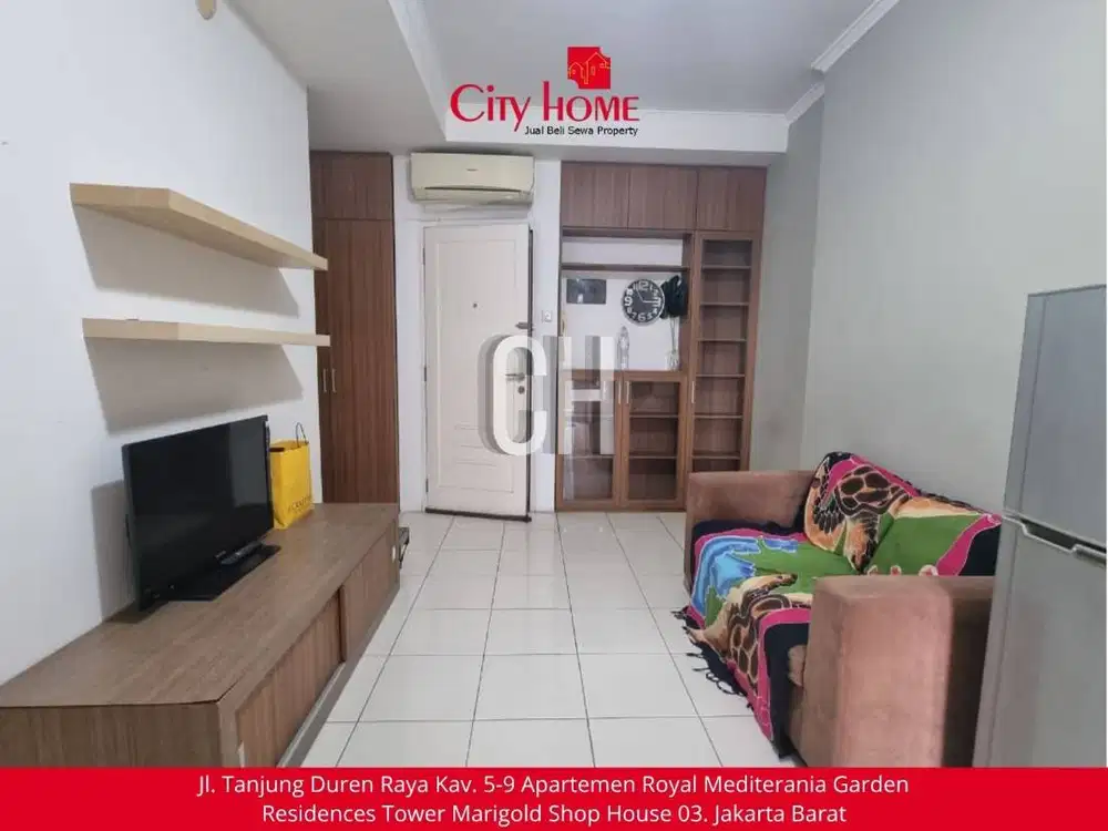 Sewa Apartemen 2 BR Furnished di Mediterania Garden Residences 2