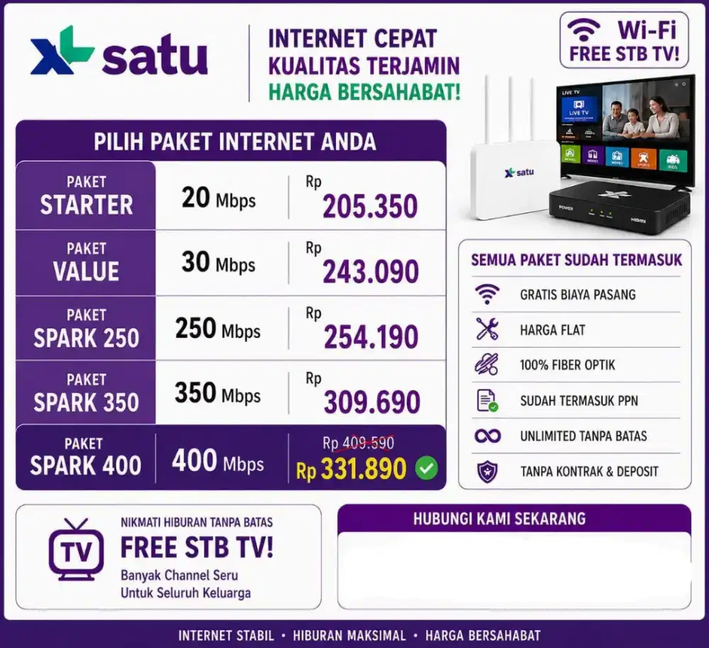 WIFI XL SATU FIBER