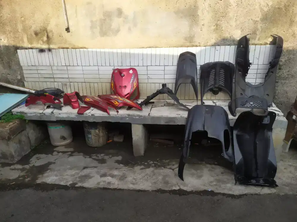 Barang langka full original copotan bodi halus+kasar Mio sporty