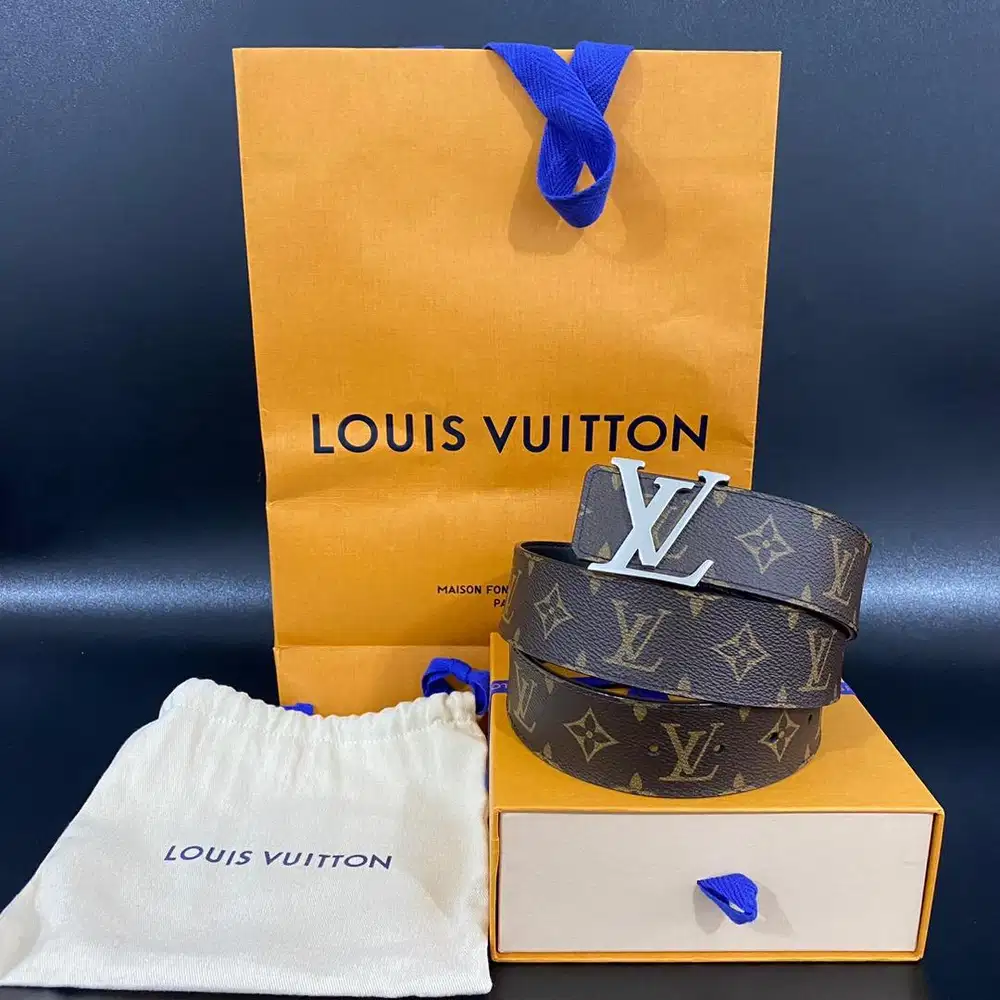 Louis Vuitton Monogram Initiales 40Mm Reversible size 100