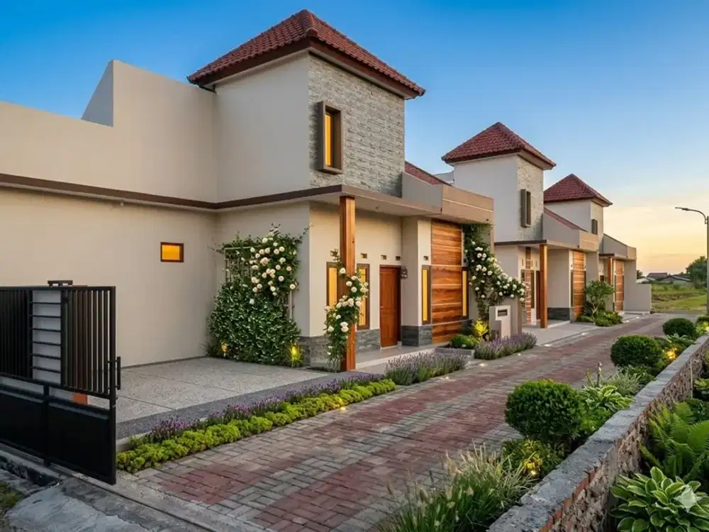 dijual rumah type 42/82 free desain modern minimalis 2kt & 1km bisa kpr bank dp 0% lokasi barat luwes kartasura