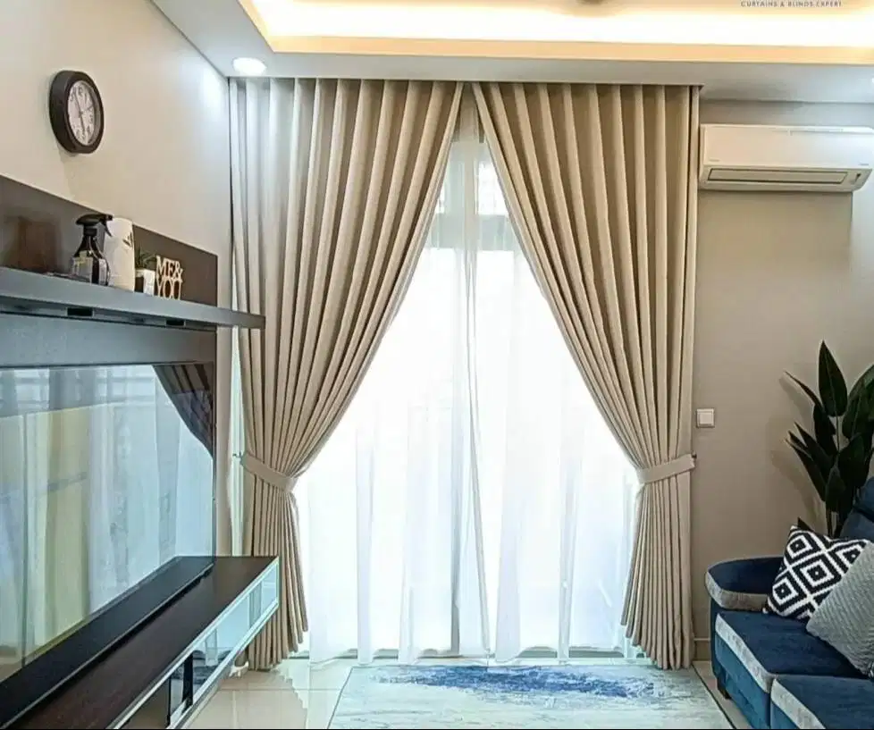 Jasa Buat gorden jendela pintu gorden blackout hordeng vitrase hordeng