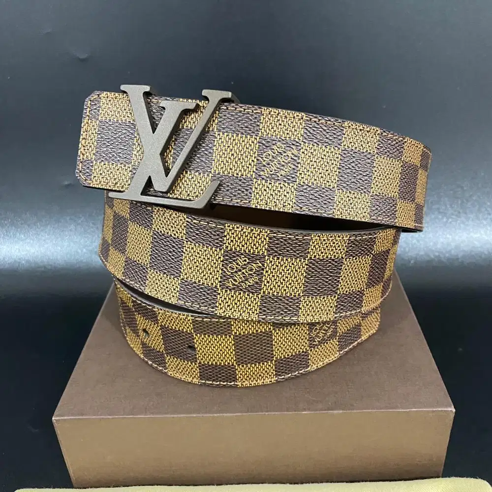 Louis Vuitton Damier Ebene Leather Belt size 95
