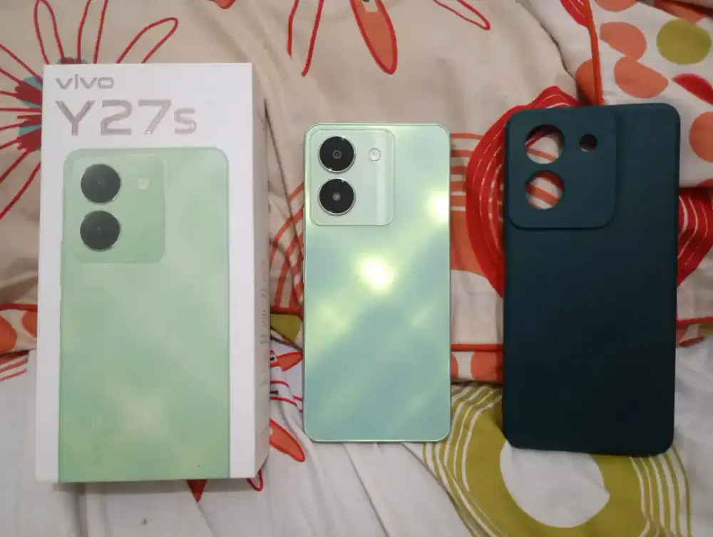 Vivo y27s ram 8+8 internal 128 mulus lengkap normal