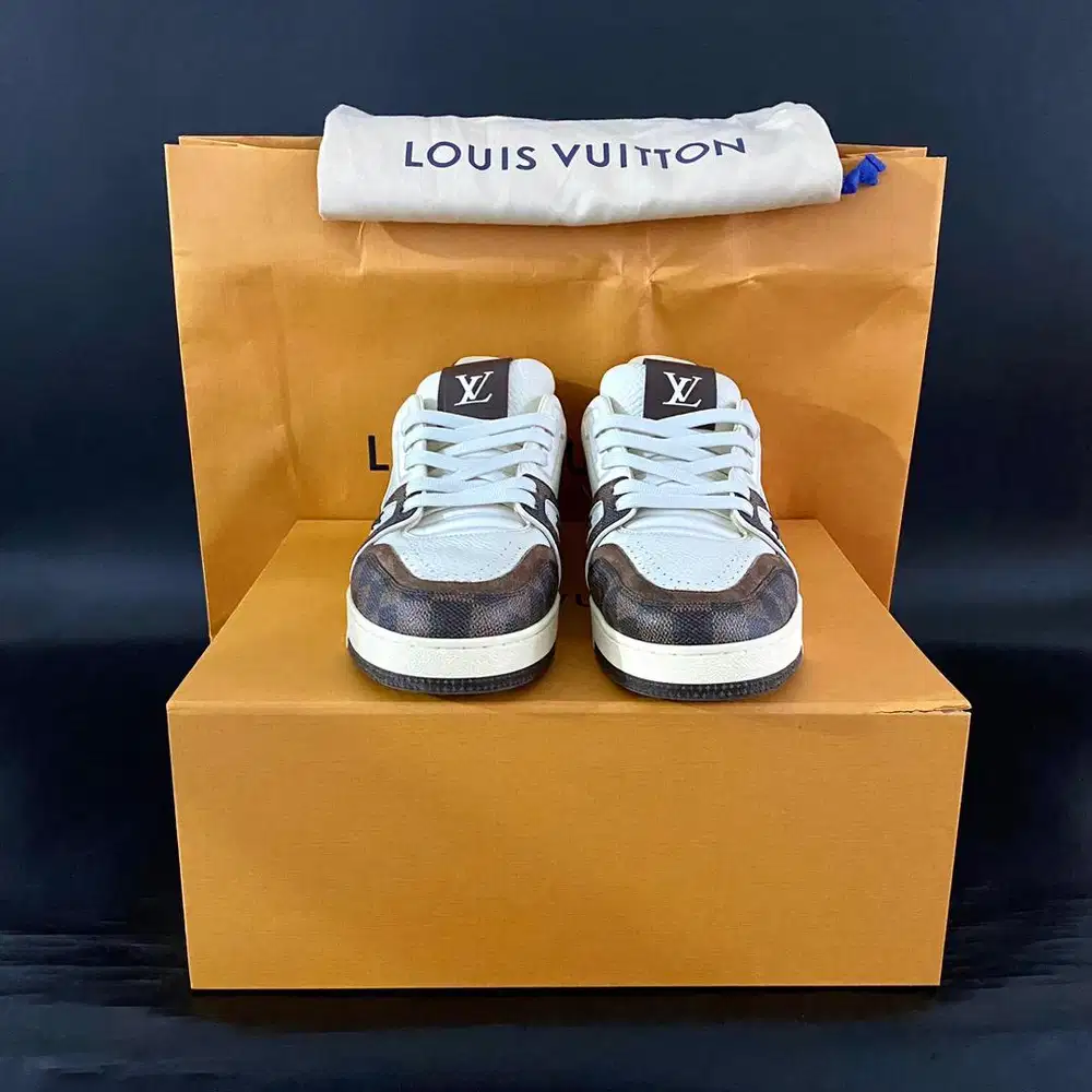 Louis Vuitton 3D Brown Beige Trainer SneakersSize Lv8 (Insole 28cm) 42