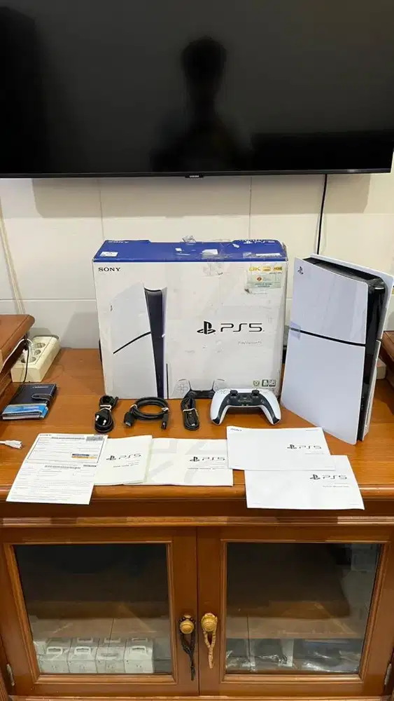 Ps 5 Slim Disc Fullset New Resmi Indonesia