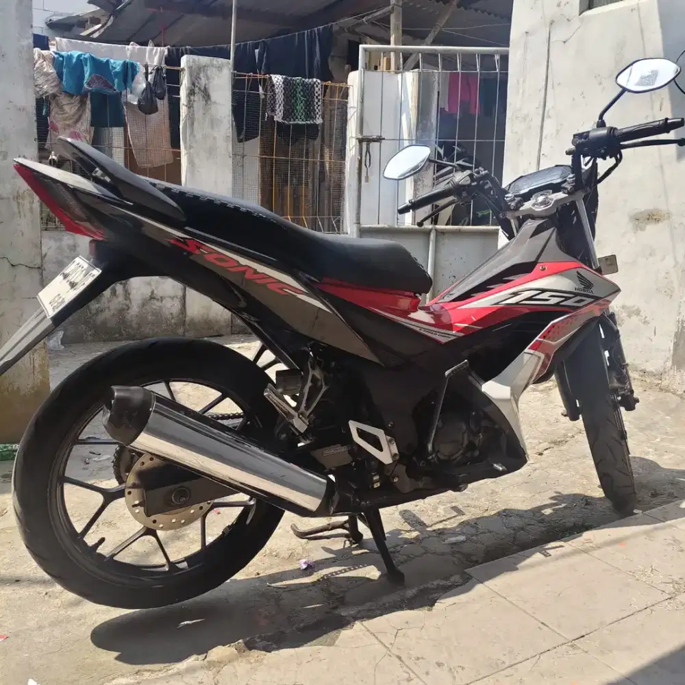 SONIC 150R Mangga ditawis Pajak isi Kaleng Panjang mesin halus
