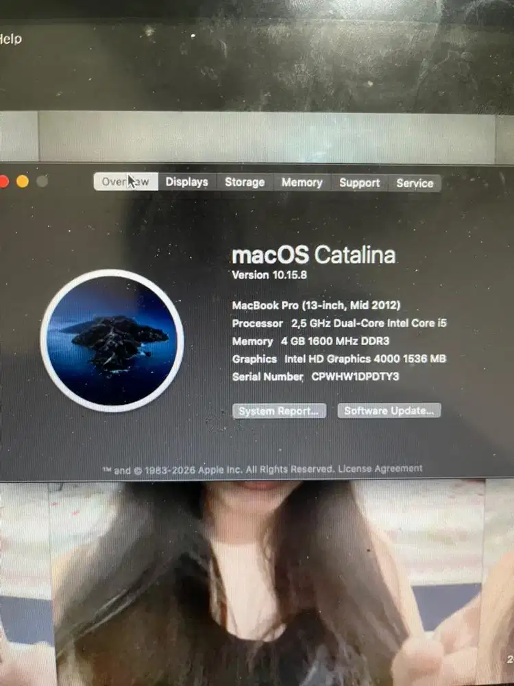 Macbook pro 2012