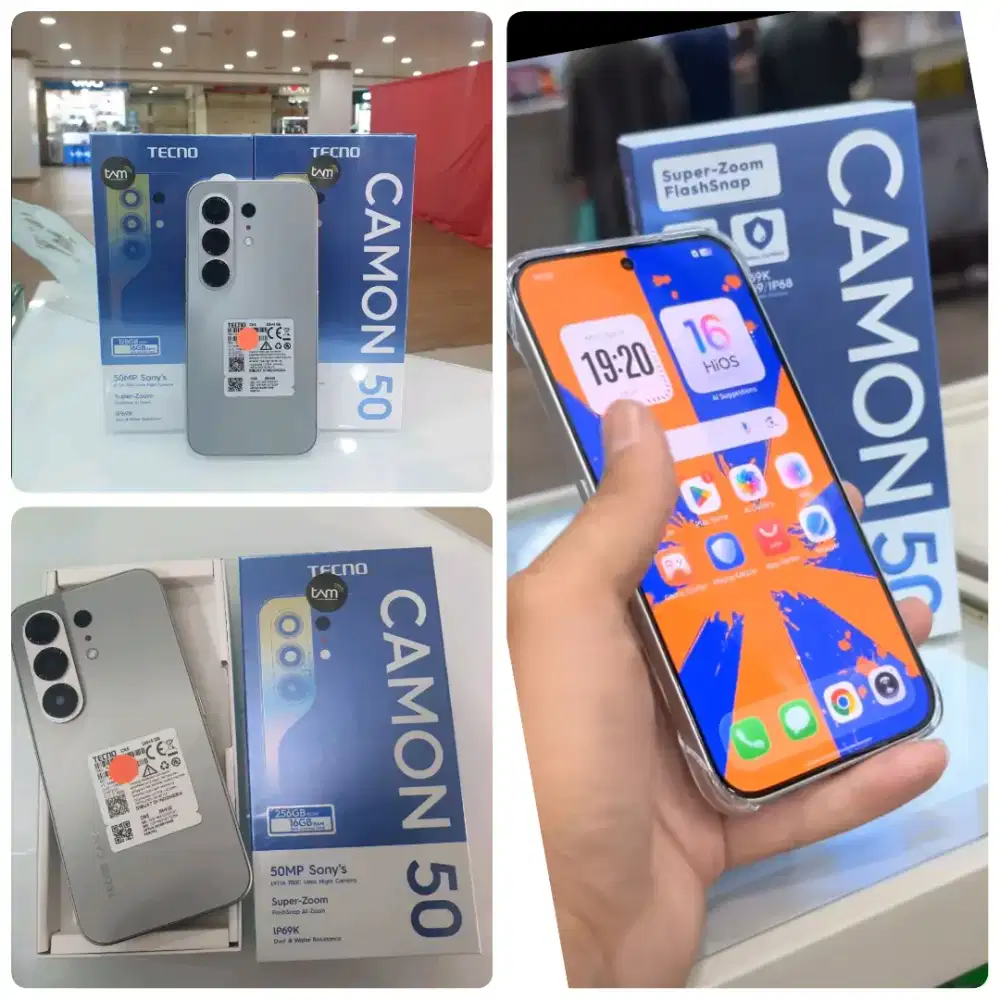 Tecno Camon 50 Series  8/256GB Bisa Kredit Tanpa DP