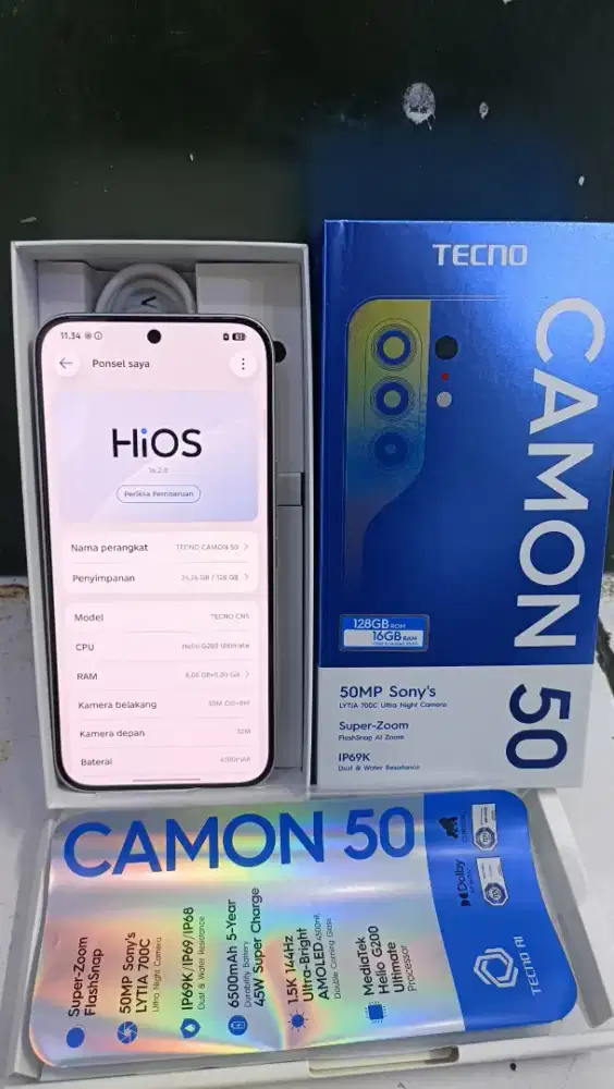 Tecno Camon 50  Resmi