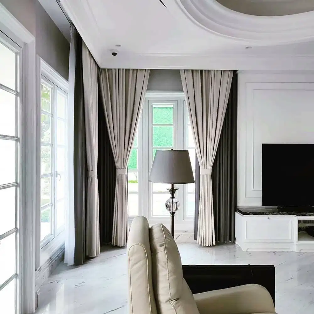 Jual gorden jendela model terbaru gorden pintu blackout gorden kantor