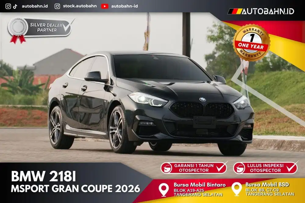 1RB KM ONLY! BMW 218i M-Sport Gran Coupe 2026