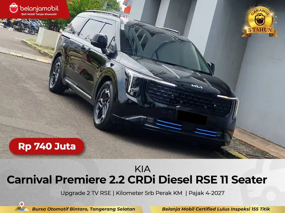 [ LOW KM 5RB ] Kia Carnival Premiere 2.2 Diesel RSE 11 Seat 2025/2026