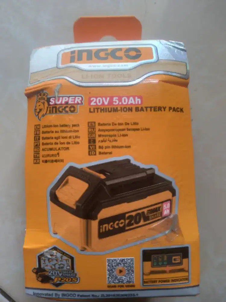 Baterai impact 20volt