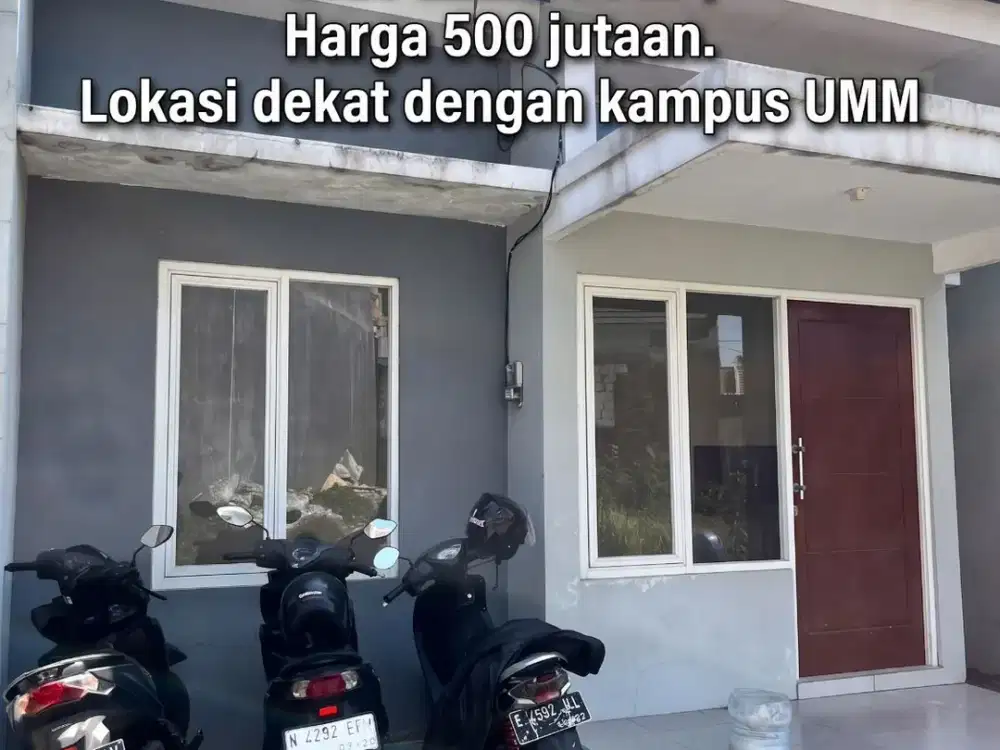 Investasi Rukos Dekat UMM 4 Kamar SHM Luas 72 m² Harga 500 Jutaan