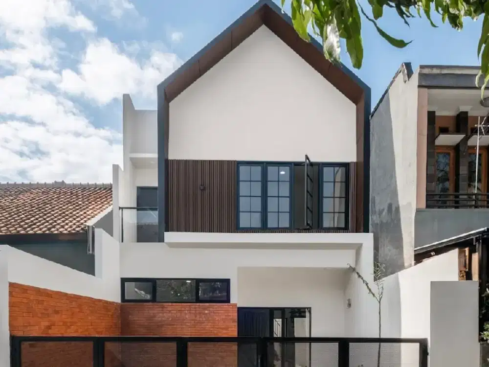 Dijual Rumah Baru Modern Tropis di Antapani Dengan Konsep Open Space
