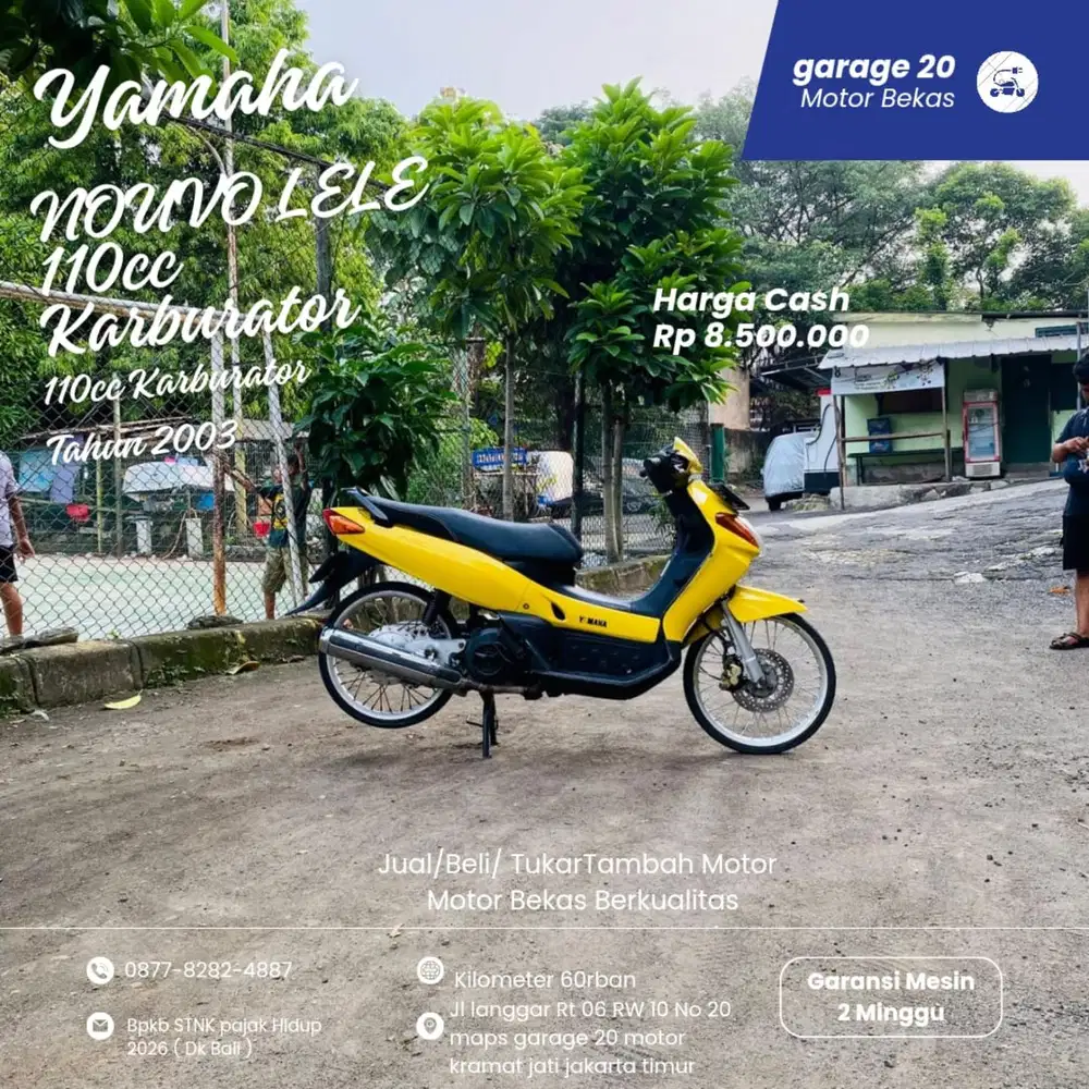 Yamaha Nouvo lele 110cc karburator Tahun 2003
