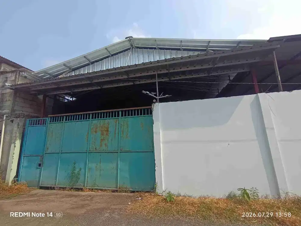 Disewakan Gudang Siap Pakai Akses Container Di Mustika Jaya. Kota Bekasi