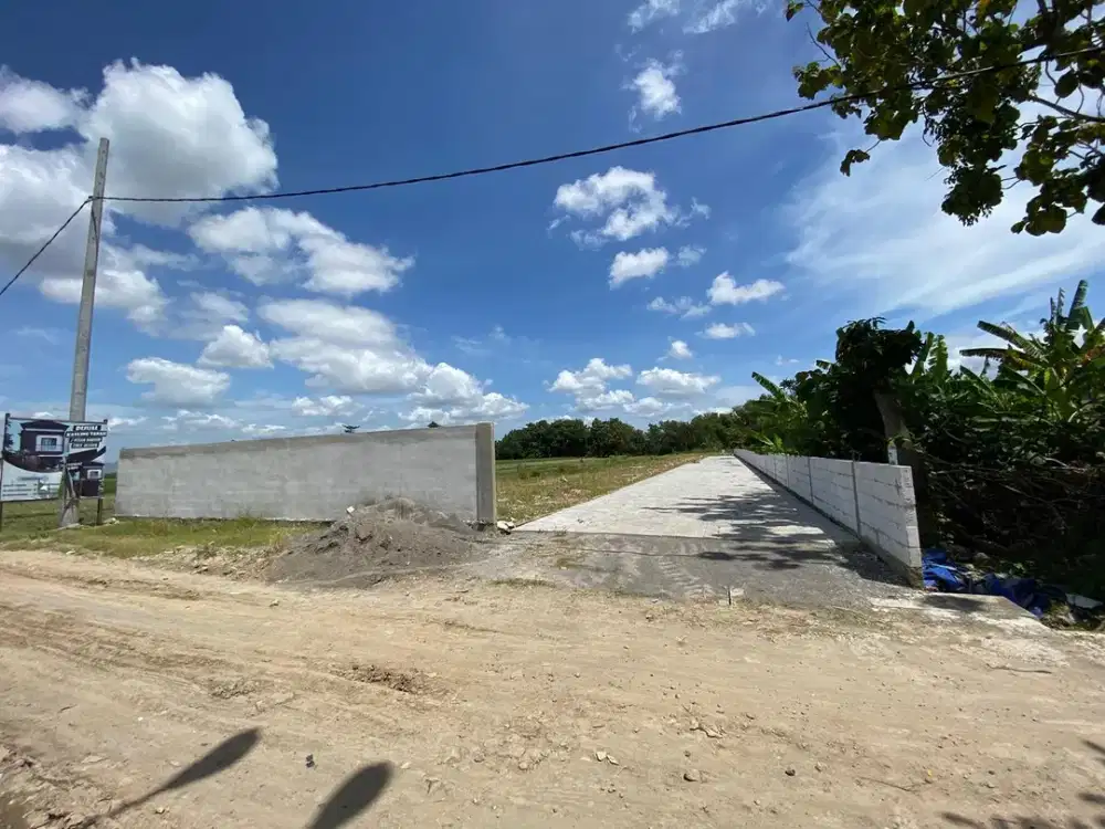 kavlingan tanah shm ready legalitas aman luas tanah 228m2 lokasi gedangan sukoharjo depan perumahan mewah central park